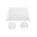 Kovová ventilační mřížka 300x300 mm Hliníkový kryt ventilátoru se sítí proti hmyzu Větrací otvor pro stěny a stropy Interiérové i venkovní použití 2