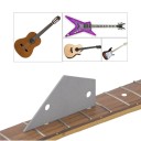Kovové meradlo na nastavenie výšky strún a mechaniky gitary Presné pravítko na ladenie a údržbu gitary Profesionálny gitarový nástroj 3