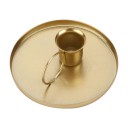 Kovový retro Tischkerzenhalter mit Griff 10,3 × 3 cm geschmiedeter Eisenkerzenhalter dekorativer Kerzenständer für Tischdekorationen 1