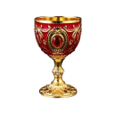 Kovový vintage kalich 7 x 4,3 cm Malý dekoratívny pohár na víno Retro štýl Elegantný ozdobný pohár Historická dekorácia stolovania 3