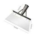 Kovspade för ogräs 25x10 cm Manganståls Multifunktionell trädgårdsspade Rostfri avfrostningsspade för plantering och rengöring av jord 2