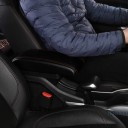 Kožená loketná opierka pre Peugeot 2008 s USB posuvná opierka s úložným boxom jednoduchá montáž kvalitné pravé kožené autopríslušenstvo 1