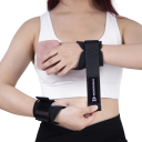 Kožené úchyty na hrazdu vel. S s páskou na zápěstí, gymnastické gripy pro délku dlaně do 19 cm, pomůcka na crossfit, shyby a mrtvý tah 5