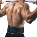 Kožený posilovací opasek vel. XL pro obvod pasu 95–110 cm, samosvorný pás s anatomickým střihem na powerlifting, vzpírání a CrossFit 7