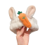 Kozmetická čelenka zajac s mrkvou 2