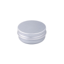 Kozmetická plniteľná dóza 80 ml Hliníková skrutkovacia nádobka strieborná 68 × 34 mm Cestovný obal na krém balzam masť kozmetiku 1