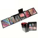 Kozmetická sada 177 farieb Očné tiene lícenka lesk na pery korektor Kompletný make-up set so zrkadlom v darčekovom balenie 2
