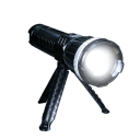 Kraftfull LED-lampa med stativ USB uppladdningsbar 8 lägen för belysning multifunktionell svart för utomhus- och nödanvändning 3