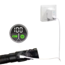 Kraftig LED lommelygte med COB sidelampe, zoom, batteridisplay, USB-opladning og 5 tilstande til udendørs brug 3