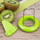 Kráječ a loupač kiwi Plastový a nerezový kuchyňský nástroj pro snadné a rychlé krájení a loupání ovoce Praktický pomocník do kuchyně 4