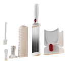 Kráječ masa s nastavitelnou tloušťkou řezu nerezová ocel ruční mechanický kráječ na maso, plátky a proužky 1