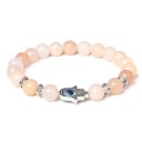 Kralenarmband met duivelsoog 4