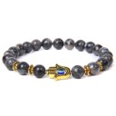 Kralenarmband met duivelsoog 7