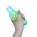 Kramande antistresskanin 10 cm elastisk stretchleksak med glitter mjukt material för att lindra stress 2
