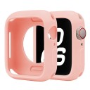 Kratzfester Rahmen für Apple Watch 44 mm Series 6 5 4 SE Weicher Silikonstoßschutz Schutzhülle iWatch Robuster Cover 28