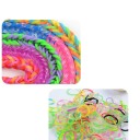 Kreativ sæt til smykkeproduktion 26 × 16,5 × 2,5 cm 40 rum Farverige gummibånd Gummi og plast Med tilbehør til armbånd, halskæder og dekorative 6