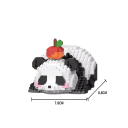 Kreativní stavebnice panda 7,8 x 6,8 x 8,8 cm 534 ks MINI DIY zvířecí model pro děti Roztomilá figurka z kostek Sestavitelná dekorace 6+ 2