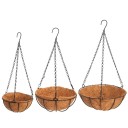 Κρεμαστό γλάστρα από καρύδα 1