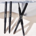 Krémová voděodolná dvojstranná tužka na obočí 14,5 x 1,5 cm se zkoseným hrotem a kartáčkem ve 4 přírodních odstínech pro tvarování 3