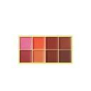 Krémové lícenky paletka 14,6 x 7,6 cm Viacfarebná paletka líceniek na tvár Jemná krémová textúra Dlhodobý make-up 5