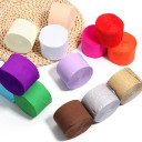 Krepový papír role 4,5 cm x 25 m barevný dekorativní papír pro balení dárků květin a kreativní tvoření ozdoby 2