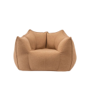 Křesílko pro jednoho 80x80x80 cm pohodlné komfortní polstrované sedací křeslo s opěradlem moderní designový doplněk do obývacího pokoje 1