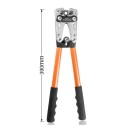 Krimpovací kleště HX-50B šestihranný lisovací nástroj 6–50 mm² délka 39 cm ruční nářadí na kabelové koncovky pro elektro práce 5
