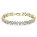 Kristallarmband för kvinnor med zirkoner J545 10