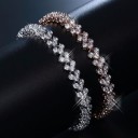 Kristallarmband för kvinnor med zirkoner J545 8