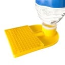 Krmítor pentru albine din plastic cu bol de dozare 11,5 x 8,5 cm plastic galben pentru hrănirea albinelor în stup 3