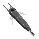 Krone IDC Werkzeug zum Abschluss von Kabeln 12,5 cm mit Federklinge zum Abisolieren von Drähten für Patchpanel und RJ45 Keystone-Steckverbinder 10