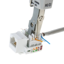 Krone LSA punch down -työkalu 180 mm säädettävä terä tarkka kaapelien päättäminen harmaa RJ45 keystone patch-paneeliin ja moduuleihin 2