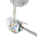 Krone LSA punch down -työkalu 180 mm säädettävä terä tarkka kaapelien päättäminen harmaa RJ45 keystone patch-paneeliin ja moduuleihin 4