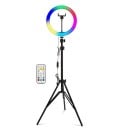 Kruhové světlo RGB se stativem 3