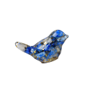 Kruunukristallinen lintupatsas koristefiguuri 2x3 cm luonnonkristallista sisustuselementti pieni koriste pöydälle 6