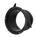 Kryds ventilator rund rør 100 mm 138x65x93 mm Ventilationsgitter ventilationsåbning Dækning af aftræksventil til cirkulation og luftstrøm 5