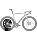 Kryt för tvätt av cykeldisk ENLEE skyddsplatta för bromsskiva svart-vit för landsvägscykel rengöring och underhåll 3