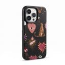 Kryt na iPhone 17 Air s motivem leoparda a srdcí PC a TPU Matný protiskluzový povrch Odolný proti nárazům a poškrábání 11