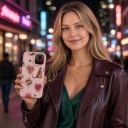 Kryt na iPhone 17 Air s motivem leoparda a srdcí PC a TPU Matný protiskluzový povrch Odolný proti nárazům a poškrábání 9