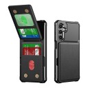 Kryt na mobil Samsung Galaxy A37 so stojančekom na stôl Sklápacia klopa s priehradkou na karty Vyztužené rohy Chránič fotoaparátu Ochranný 1