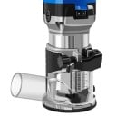 Kryt na odsávání prachu pro okrajovou frézku Nastavitelný sběrač pilin 65 mm hliníkové tělo s rychloupínáním pro Makita RT0700C DRT50 a 3709 7
