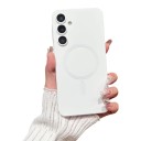 Kryt na Samsung Galaxy A55 Ochranną szkła na aparat Magnetyczny pierścień Kryte przyciski Odporna obudowa na telefon do magnetycznego uchwytu 7