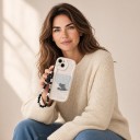Kryt na Samsung Galaxy S24 s motívom čiernych mačiek, retiazka na zápästie, silikón a akryl, puzdro na mobil s mačkami 7