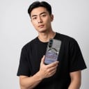 Kryt na Samsung Galaxy S24 Ultra S motivem Anime Town Podpora magnetického nabíjení Akryl a TPU Ochranný obal S magnetickým kroužkem 12
