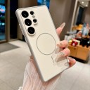 Kryt na Samsung Galaxy S24+ z podporą magnetycznego ładowania z ochroną aparatu z poliwęglanu i TPU Magnetyczne etui na telefon 12