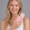 Kryt na Samsung Galaxy S25 Edge s kapsou na kartu Drobné jemné motívy Vyztužené rohy Pouzdro z TPU Obal na mobil 7
