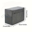 Kryt na šicí stroj s úložnými kapsami ochranný obal 43 x 31 x 21 cm textilní organizér pro domácí šicí stroje 9