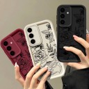 Kryt na telefón Samsung Galaxy S24 Ultra S motívom kvetín a ruží Silikónové puzdro na mobil Kvetinový obal pre Galaxy S24 Ultra 20