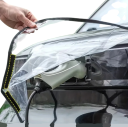 Kryt nabíjecího portu pro elektromobily Voděodolný a prachotěsný Ochrana proti dešti sněhu i námraze 54,5 x 45,7 cm Průhledný Univerzální 2