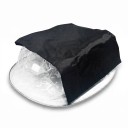 Kryt proti dažďu na beam light otočnú hlavu s ochranou základne a displeja transparentný s čiernou strieškou na vonkajšie akcie 4